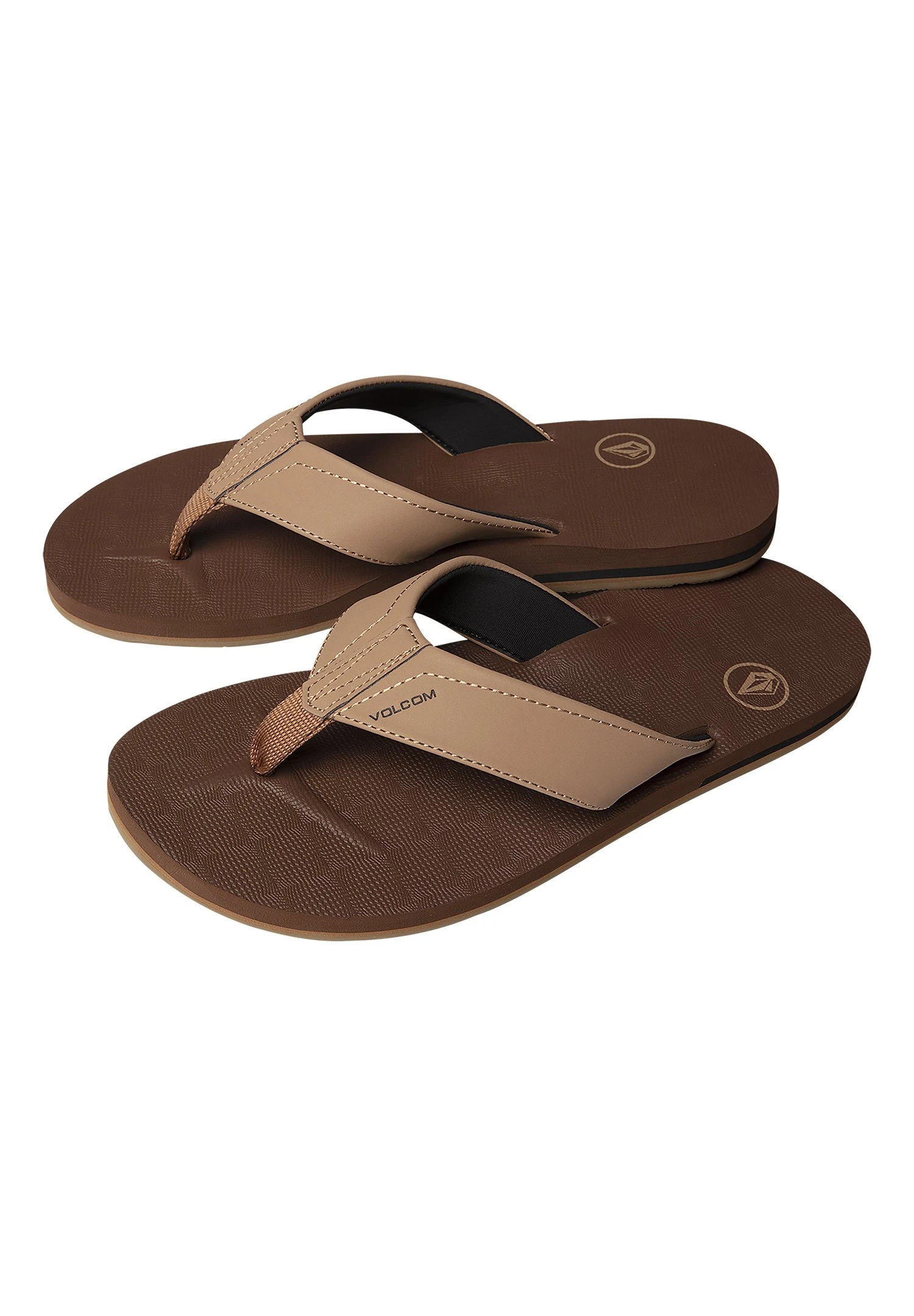 Volcom Sandalias De Dedo - Brown Khaki 4 Volcom Sandalias De Dedo - Brown Khaki - Imagen 2