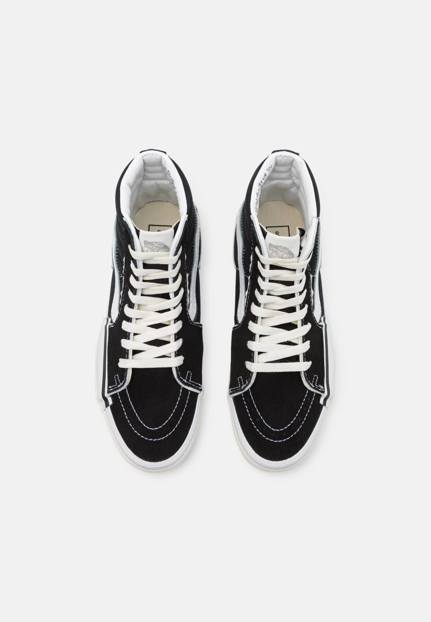 Vans Sk8 Reconstruct Unisex - Zapatillas Altas - Black/True White 6 Vans Sk8 Reconstruct Unisex - Zapatillas Altas - Black/True White - Imagen 4