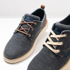 Skechers Status 2.0 Pexton - Zapatos Con Cordones - Navy -Geox Ventas 42a38c5a55d5495e9ade53898010e3c5