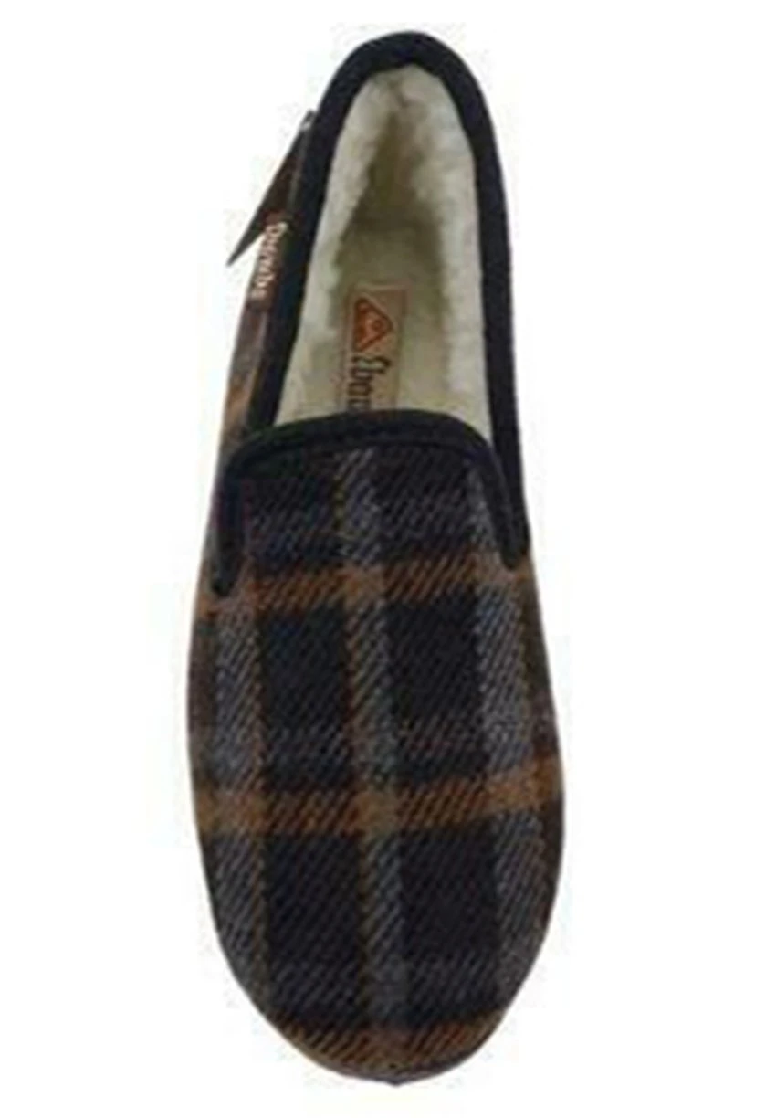 Confortable Cuadros - Mocasines - Cuadros Marron 4 Confortable Cuadros - Mocasines - Cuadros Marron - Imagen 2