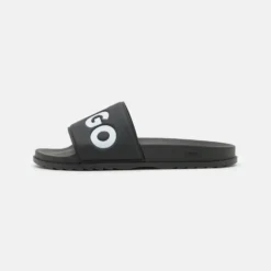 Hugo Match Slid - Sandalias Planas - Black
