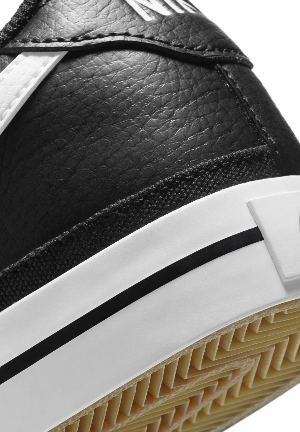 Nike Sportswear Sko Court Legacy - Zapatillas - Black/Gum Light Brown/White 9 Nike Sportswear Sko Court Legacy - Zapatillas - Black/Gum Light Brown/White - Imagen 7