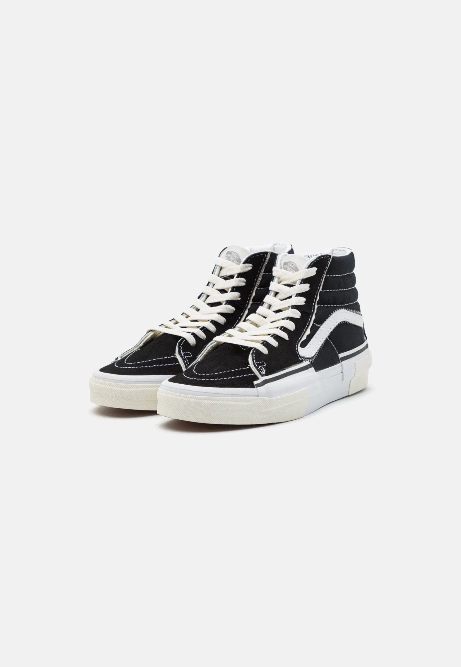 Vans Sk8 Reconstruct Unisex - Zapatillas Altas - Black/True White 4 Vans Sk8 Reconstruct Unisex - Zapatillas Altas - Black/True White - Imagen 2