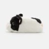 Mens Pig- Pantuflas - Black/White