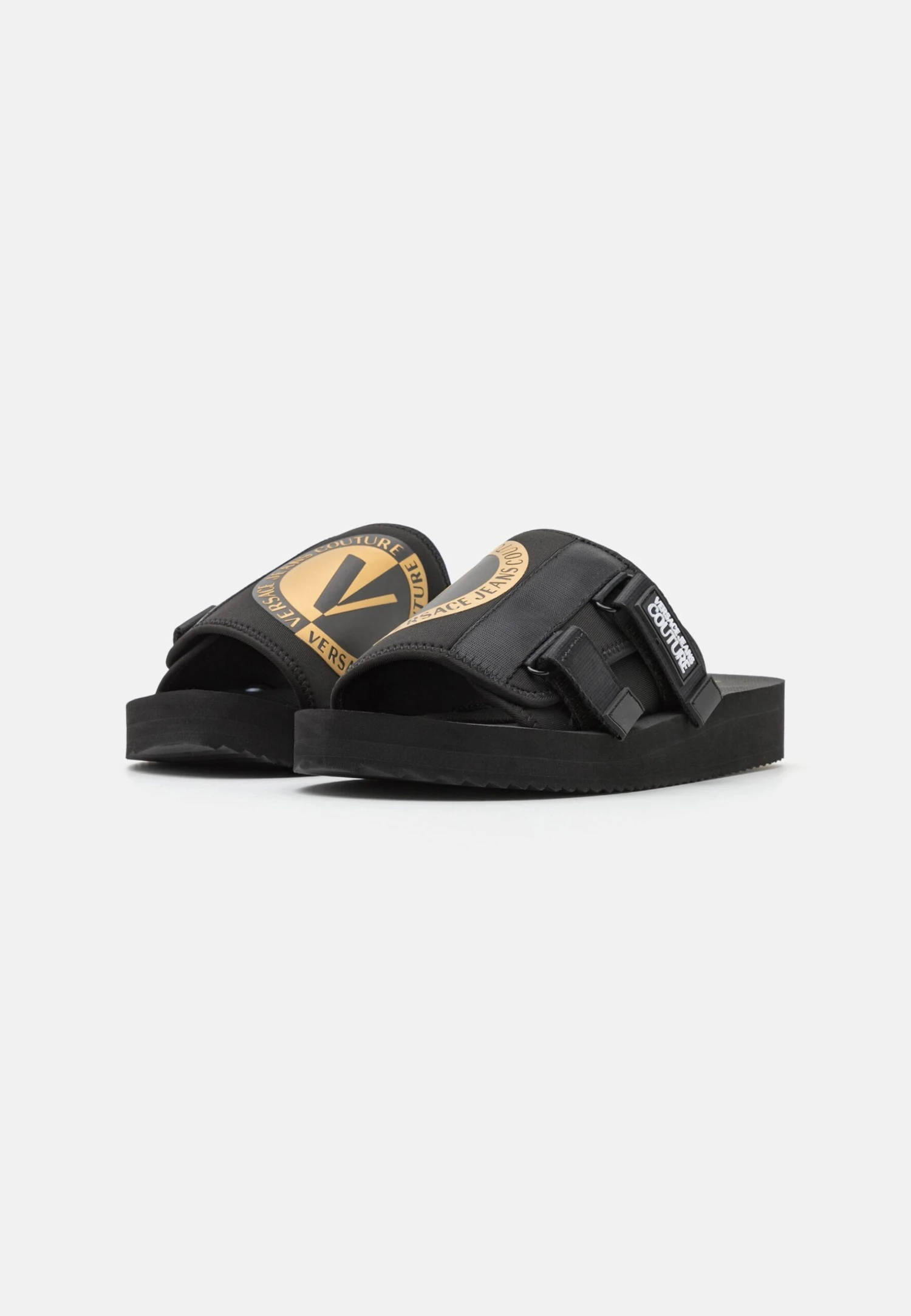 Sandalias Planas - Black/Gold 4 Sandalias Planas - Black/Gold - Imagen 2