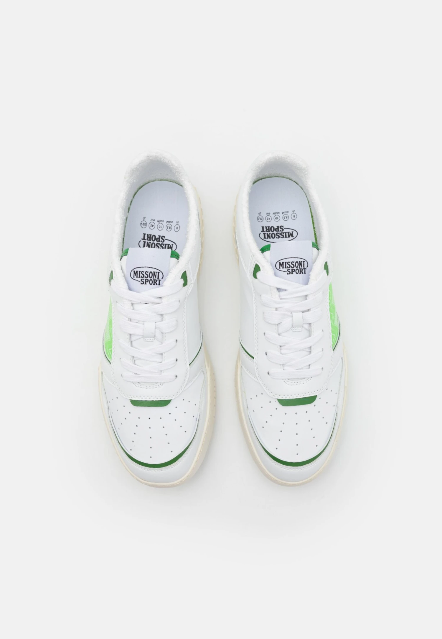 Shmibnl Unisex - Zapatillas - White/Green 6 Shmibnl Unisex - Zapatillas - White/Green - Imagen 4