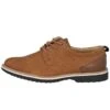 Zapatos Con Cordones - Camel