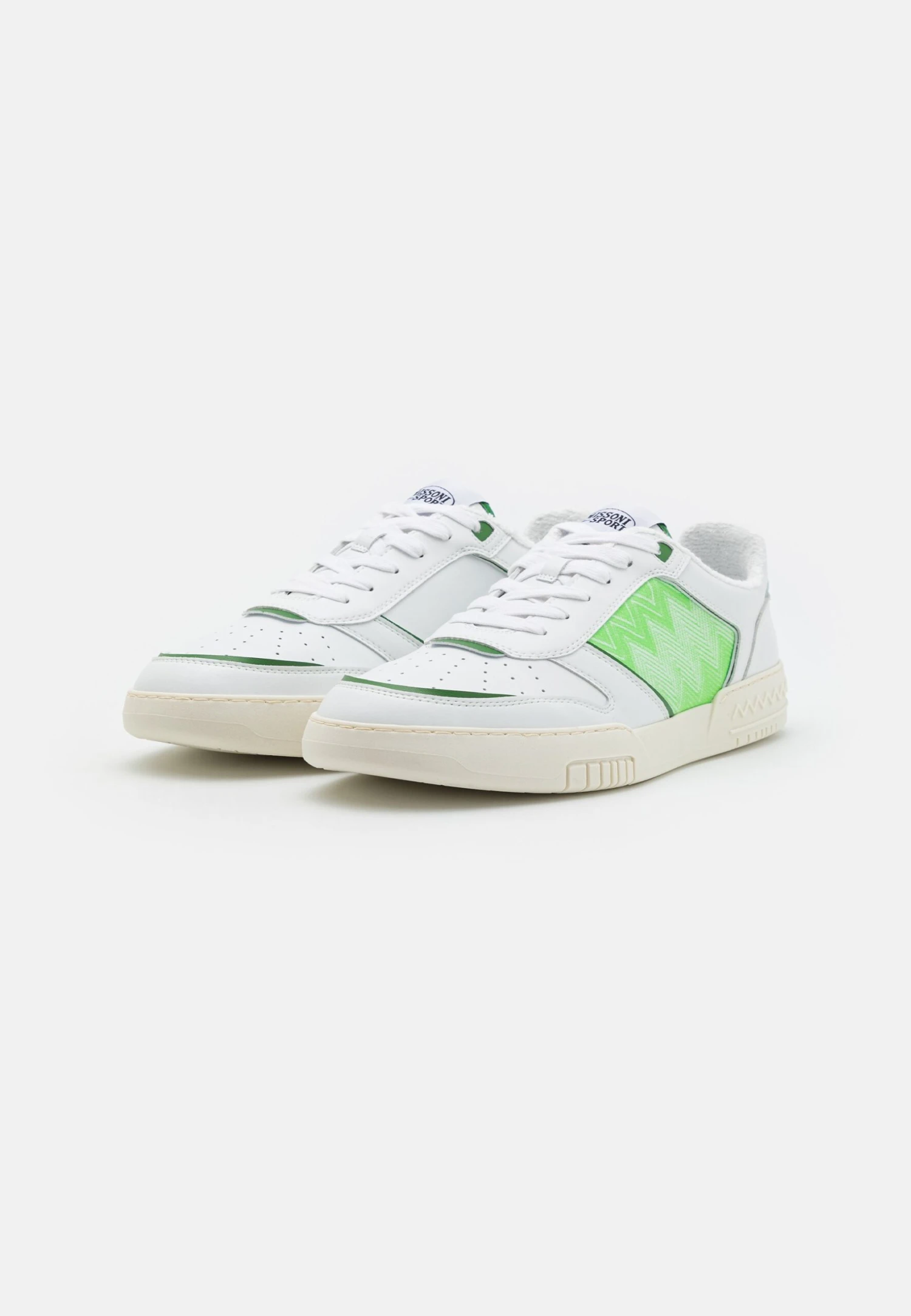 Shmibnl Unisex - Zapatillas - White/Green 4 Shmibnl Unisex - Zapatillas - White/Green - Imagen 2